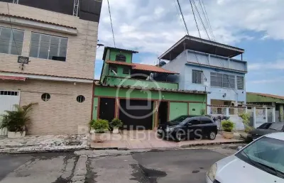 Casa à venda com 242,00m² e 4 quartos em guadalupe, rio de janeiro - rj