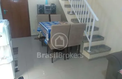 Casa de vila à venda com 95,00m² e 3 quartos em sampaio, rio de janeiro - rj