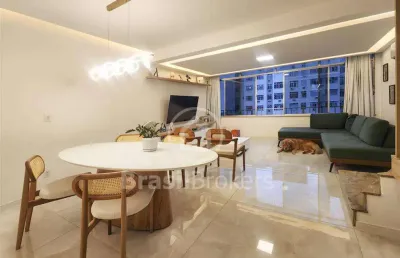 Cobertura duplex totalmente reformada, 3 quartos - tijuca