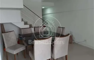 Cobertura duplex à venda com 214,00m² e 3 quartos em maracanã, rio de janeiro - rj