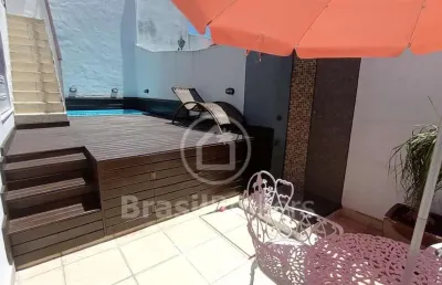 Cobertura duplex à venda com 199,00m² e 4 quartos em tijuca, rio de janeiro - rj