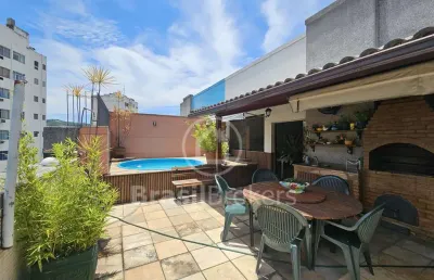 Cobertura duplex à venda com 156 m² , 4 quartos ( 1 suíte com closet) no grajaú, rio de janeiro - rj