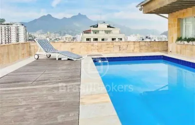 Cobertura à venda com 450,00m² e 4 quartos em rio comprido, rio de janeiro - rj