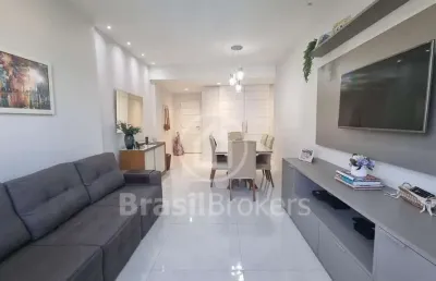Apartamento à venda com 124,00m² e 3 quartos em tijuca, rio de janeiro - rj