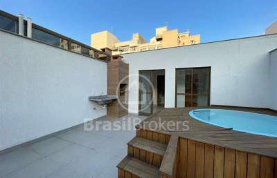 Cobertura duplex com 148,00m² e 4 quartos na tijuca!