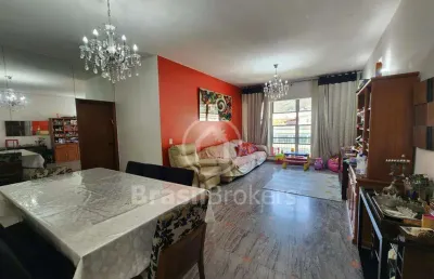Apartamento para venda com 3 quartos , 2 vagas em área nobre da tijuca com 128 m²
