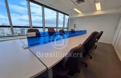 Excelente sala comercial no centro do rj com 292,00 m²