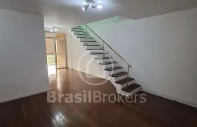 Cobertura à venda com 214,00m² e 4 quartos no grajaú, rio de janeiro - rj