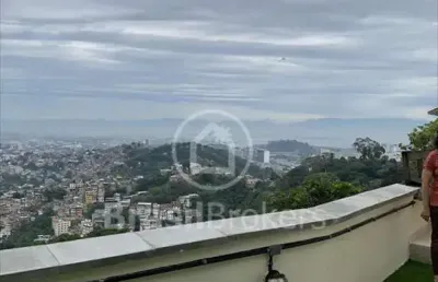 Cobertura duplex à venda com 110,00m² e 4 quartos em santa teresa, rio de janeiro - rj
