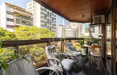 Apartamento à venda com 191,00m² e 4 quartos em lagoa, rio de janeiro - rj