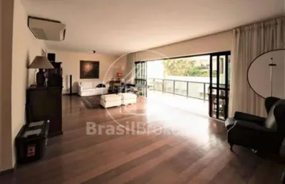 Apartamento à venda com 210,00m² e 4 quartos em lagoa, rio de janeiro - rj