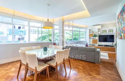 Apartamento à venda com 100,00m² e 3 quartos em copacabana, rio de janeiro - rj