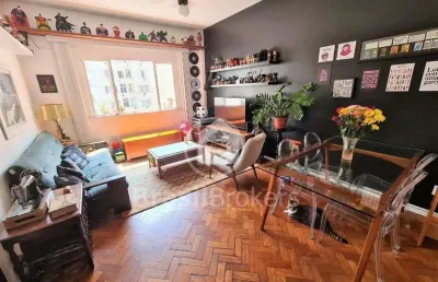 Apartamento à venda com 80,00m² e 2 quartos em copacabana, rio de janeiro - rj