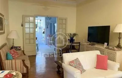 Apartamento à venda com 135,00m² e 4 quartos em jardim botânico, rio de janeiro - rj