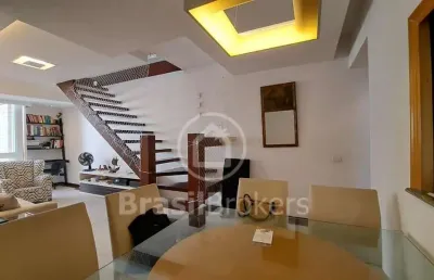 Cobertura à venda com 192,00m² e 3 quartos em botafogo, rio de janeiro - rj