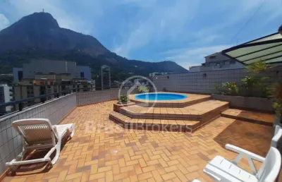 Cobertura duplex à venda com 510,00m² e 4 quartos em lagoa, rio de janeiro - rj