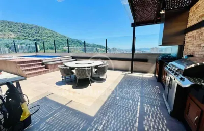 Cobertura à venda com 362,00m² e 4 quartos em laranjeiras, rio de janeiro - rj