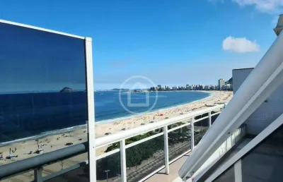 Cobertura duplex à venda com 4 quartos em copacabana.