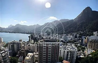 Apartamento à venda com 134,00m² e 4 quartos em lagoa, rio de janeiro - rj