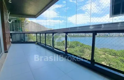 Apartamento à venda com 160,00m² e 3 quartos em lagoa, rio de janeiro - rj