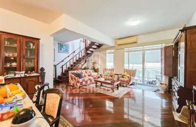 Cobertura duplex à venda com 241,00m² e 4 quartos em urca, rio de janeiro - rj