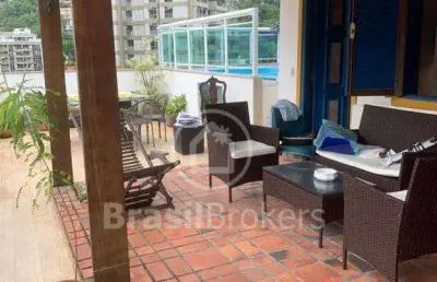 Cobertura à venda com 170,00m² e 2 quartos em são conrado, rio de janeiro - rj