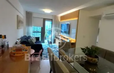 Apartamento à venda com 107,00m² e 3 quartos em botafogo, rio de janeiro - rj