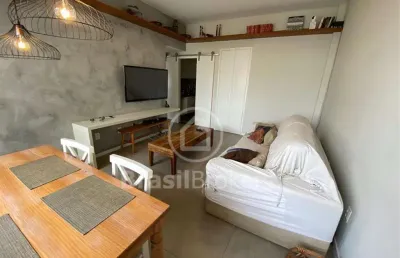 Apartamento à venda com 100,00m² e 3 quartos em humaitá, rio de janeiro - rj