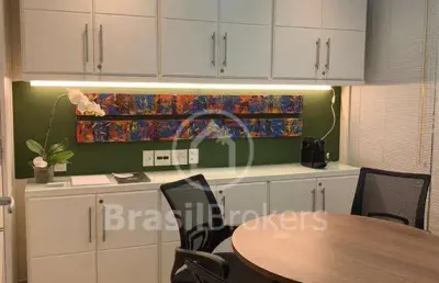 Sala comercial com 2 salas à venda na Rua Jardim Botânico, Jardim Botânico, Rio de Janeiro