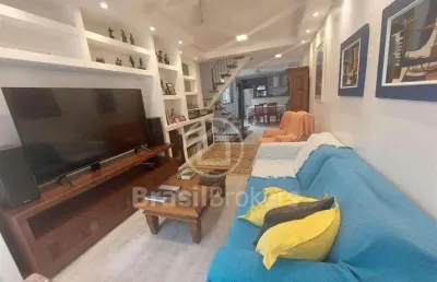 Casa de condomínio à venda com 183,00m² e 3 quartos em botafogo, rio de janeiro - rj
