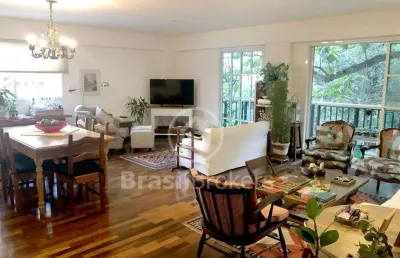 Apartamento à venda com 184,00m² e 4 quartos em humaitá, rio de janeiro - rj