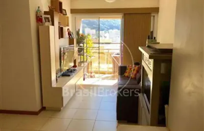 Apartamento à venda com 79,00m² e 3 quartos em humaitá, rio de janeiro - rj