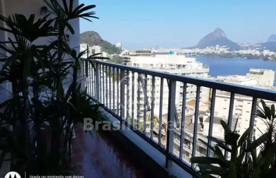 Apartamento à venda com 197,00m² e 4 quartos em lagoa, rio de janeiro - rj