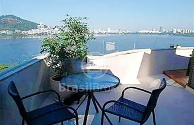 Cobertura duplex à venda com 115,00m² e 2 quartos em lagoa, rio de janeiro - rj