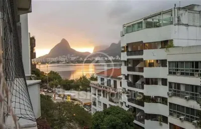 Apartamento à venda com 110,00m² e 3 quartos em lagoa, rio de janeiro - rj