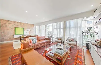 Apartamento à venda com 125,00m² e 3 quartos em lagoa, rio de janeiro - rj