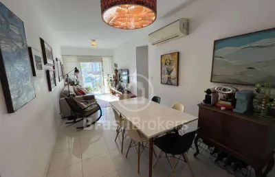 Vendo apartamento de 3 quartos com 2 vagas e varanda, prédio alto padrão com infraestrutura e 2 vagas na rua fernandes guimarães - botafogo / rj.