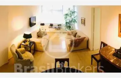 Apartamento à venda com 90,00m² e 3 quartos em leblon, rio de janeiro - rj