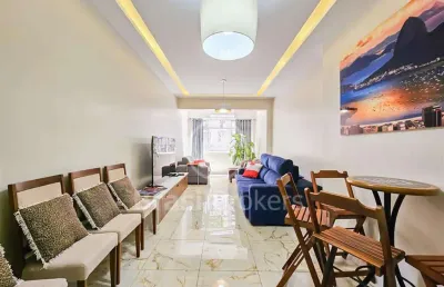 Copacabana - apartamento reformado 3 quartos- posto seis