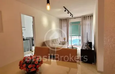 Apartamento à venda com 66,00m² e 2 quartos em anil, rio de janeiro - rj