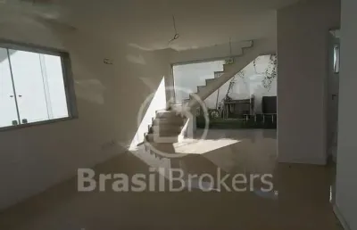 Casa de condomínio à venda com 124,00m² e 3 quartos em jacarepaguá, rio de janeiro - rj