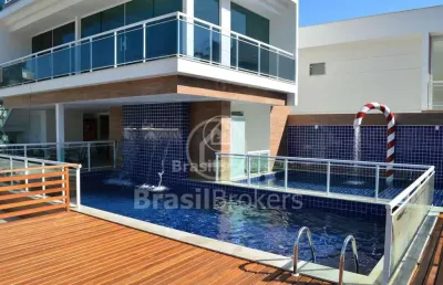 Casa de condomínio à venda com 124,00m² e 3 quartos em jacarepaguá, rio de janeiro - rj