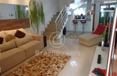 Casa de condomínio à venda com 220,00m² e 3 quartos em jacarepaguá, rio de janeiro - rj