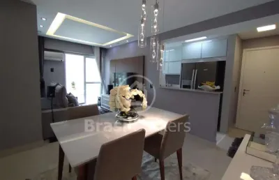 Apartamento à venda com 72,00m² e 3 quartos em jacarepaguá, rio de janeiro - rj