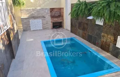 Casa de condomínio à venda com 170,00m² e 4 quartos em freguesia (jacarepaguá), rio de janeiro - rj