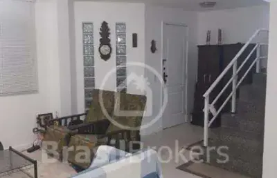 Casa de condomínio de 95m² e 3 quartos à venda no pechincha - jacarepaguá
