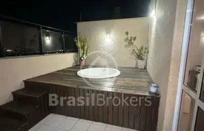 Cobertura com 2 quartos à venda na Rua Mapendi, Taquara, Rio de Janeiro