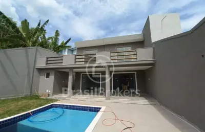 Casa em condomínio fechado com 4 quartos à venda na Rua Aldo Rebello, Pechincha, Rio de Janeiro