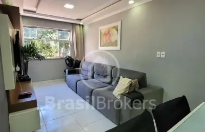 Apartamento à venda com 47,00m² e 2 quartos em pechincha, rio de janeiro - rj