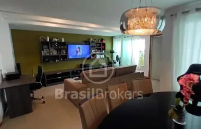 Casa de condomínio à venda com 178 m² e 4 quartos em anil, rio de janeiro - rj